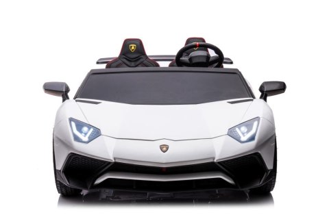 Auto Na Akumulator Lamborghini XXL A8803 Białe 24V LEAN CARS Auto Na Akumulator Lamborghini XXL A8803 Białe 24V LEAN CARS
