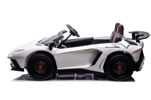 Auto Na Akumulator Lamborghini XXL A8803 Białe 24V LEAN CARS Auto Na Akumulator Lamborghini XXL A8803 Białe 24V LEAN CARS
