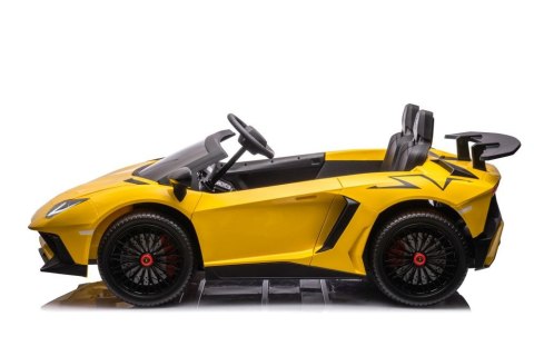 Auto Na Akumulator Lamborghini XXL A8803 Żółte 24V LEAN CARS Auto Na Akumulator Lamborghini XXL A8803 Żółte 24V LEAN CARS