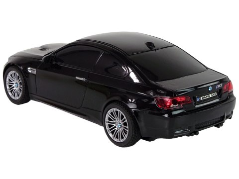 Auto R/C BMW M3 Pilot Światła 1:28 Czarne LEAN Toys Auto R/C BMW M3 Pilot Światła 1:28 Czarne LEAN Toys