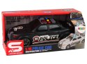 Auto Sportowe Policja 1:16 Czarny Dźwięk LEAN Toys