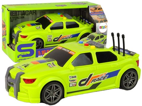 Auto Sportowe Wyścigowe 1:16 Zielony Dźwięk LEAN Toys Auto Sportowe Wyścigowe 1:16 Zielony Dźwięk LEAN Toys