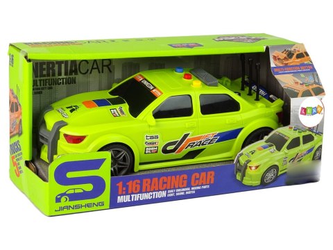 Auto Sportowe Wyścigowe 1:16 Zielony Dźwięk LEAN Toys Auto Sportowe Wyścigowe 1:16 Zielony Dźwięk LEAN Toys