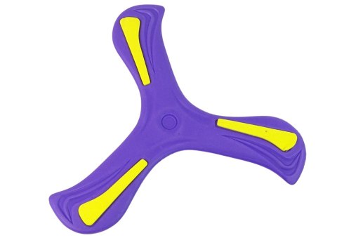 Bumerang Latający Dysk Do Rzucania Fioletowy Dla Dzieci LEAN TOYS Bumerang Latający Dysk Do Rzucania Fioletowy Dla Dzieci LEAN TOYS