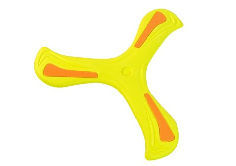Bumerang Latający Dysk Do Rzucania Żółty Dla Dzieci LEAN TOYS Bumerang Latający Dysk Do Rzucania Żółty Dla Dzieci LEAN TOYS