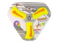 Bumerang Latający Dysk Do Rzucania Żółty Dla Dzieci LEAN TOYS