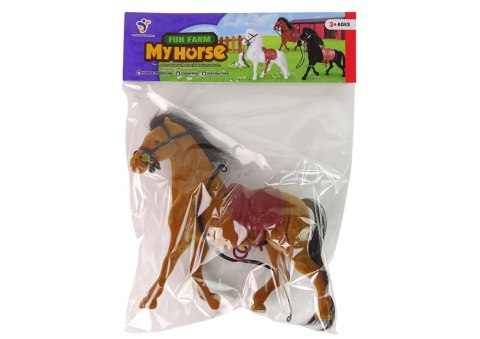 Figurka Aksamitny Koń Brązowy Farma LEAN Toys Figurka Aksamitny Koń Brązowy Farma LEAN Toys