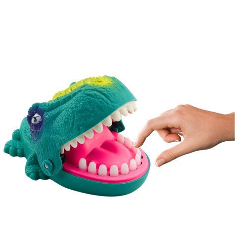 Gra Zręcznościowa Gryzący Atakujący Dinozaur Zielony LEAN Toys Gra Zręcznościowa Gryzący Atakujący Dinozaur Zielony LEAN Toys
