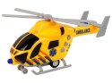 Helikopter Ratunkowy Ambulans Żółty Dźwięk Światła Śmigła LEAN Toys