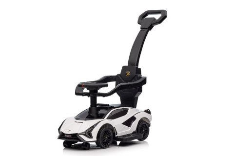 Jeździk z Pchaczem Lamborghini QLS-996T Biały LEAN CARS Jeździk z Pchaczem Lamborghini QLS-996T Biały LEAN CARS