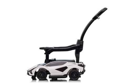 Jeździk z Pchaczem Lamborghini QLS-996T Biały LEAN CARS Jeździk z Pchaczem Lamborghini QLS-996T Biały LEAN CARS