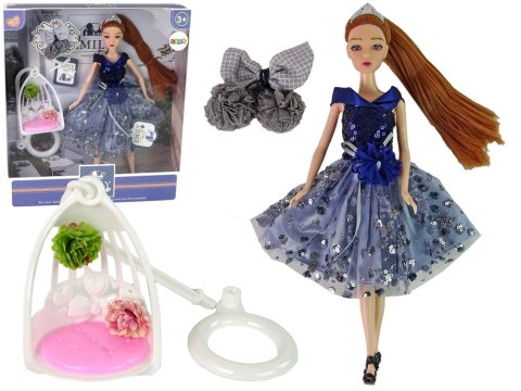 Lalka Dla Dzieci Emily Huśtawka Kwiaty LEAN Toys Lalka Dla Dzieci Emily Huśtawka Kwiaty LEAN Toys