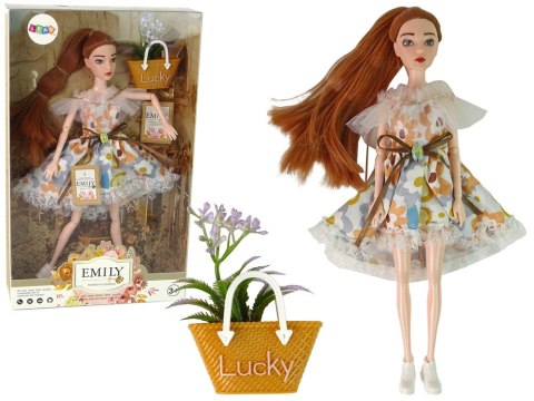 Lalka Dla Dzieci Emily Jesienna Rude Włosy Kwiaty LEAN Toys Lalka Dla Dzieci Emily Jesienna Rude Włosy Kwiaty LEAN Toys