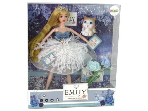 Lalka Dla Dzieci Emily Kotek Kwiaty LEAN Toys Lalka Dla Dzieci Emily Kotek Kwiaty LEAN Toys