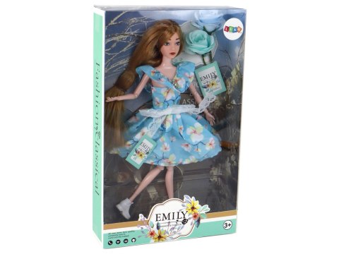Lalka Dla Dzieci Emily Wiosenna Długie Włosy Niebieska Sukienka Kwiat LEAN Toys Lalka Dla Dzieci Emily Wiosenna Długie Włosy Niebieska Sukienka Kwiat LEAN Toys