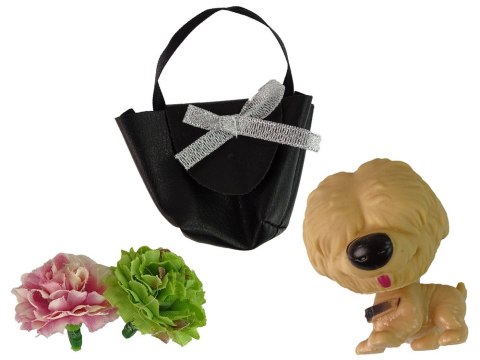 Lalka Dla Dzieci Emily Z Pieskiem Torebką Kwiatami LEAN Toys Lalka Dla Dzieci Emily Z Pieskiem Torebką Kwiatami LEAN Toys