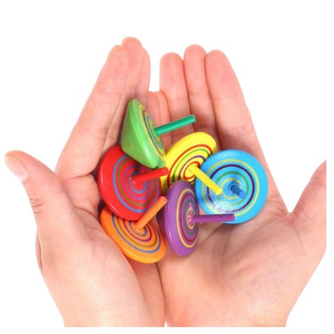 Mini Bączek Drewninany Zabawka Zręcznościowa Kolorowy 4cm LEAN Toys Mini Bączek Drewninany Zabawka Zręcznościowa Kolorowy 4cm LEAN Toys