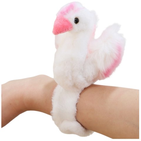 Pluszowa Maskotka Łabędź Opaska Bransoletka Na Rękę Biały LEAN Toys Pluszowa Maskotka Łabędź Opaska Bransoletka Na Rękę Biały LEAN Toys