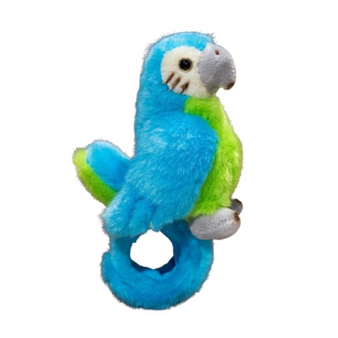 Pluszowa Maskotka Papuga Opaska Bransoletka Na Rękę Niebieska LEAN Toys Pluszowa Maskotka Papuga Opaska Bransoletka Na Rękę Niebieska LEAN Toys