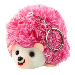 Pluszowy Jeż Maskotka Brelok Kółko Różowy 9cm LEAN TOYS