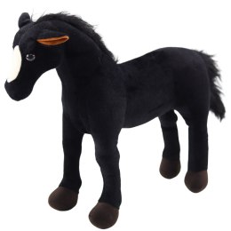 Pluszowy Koń Pluszak Maskotka Przytulanka Czarny 40cm x 37cm LEAN Toys