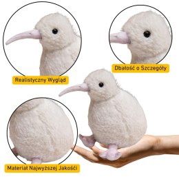 Pluszowy Ptak Kiwi Pluszak Maskotka Przytulanka Biały 17cm LEAN Toys