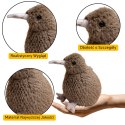 Pluszowy Ptak Kiwi Pluszak Maskotka Przytulanka Ciemnobrązowy 17cm LEAN Toys