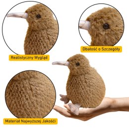 Pluszowy Ptak Kiwi Pluszak Maskotka Przytulanka Jasnobrązowy 21cm LEAN Toys