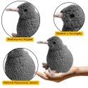 Pluszowy Ptak Kiwi Pluszak Maskotka Przytulanka Szary 21cm LEAN Toys