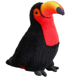 Pluszowy Ptak Tukan Pluszak Maskotka Przytulanka Czerwony 20cm LEAN Toys