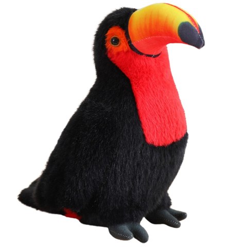 Pluszowy Ptak Tukan Pluszak Maskotka Przytulanka Czerwony 20cm LEAN Toys Pluszowy Ptak Tukan Pluszak Maskotka Przytulanka Czerwony 20cm LEAN Toys
