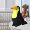 Pluszowy Ptak Tukan Pluszak Maskotka Przytulanka Żółty 20cm LEAN Toys