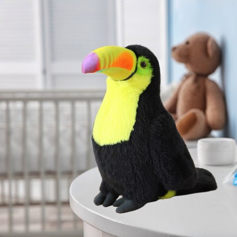 Pluszowy Ptak Tukan Pluszak Maskotka Przytulanka Żółty 20cm LEAN Toys Pluszowy Ptak Tukan Pluszak Maskotka Przytulanka Żółty 20cm LEAN Toys