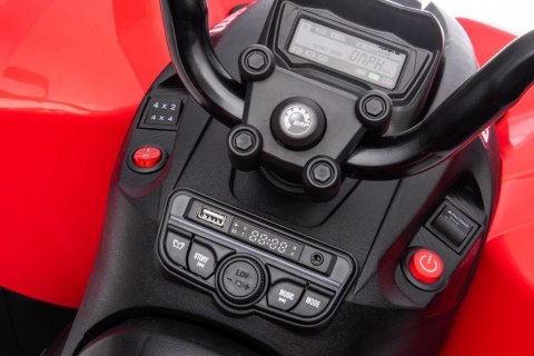 Quad Na Akumulator CAN-AM Renegate Czerwony LEAN CARS Quad Na Akumulator CAN-AM Renegate Czerwony LEAN CARS
