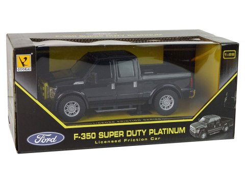 Samochód Ford F-350 Pick Up Napęd Frykcyjny 1:28 Czarne LEAN Toys Samochód Ford F-350 Pick Up Napęd Frykcyjny 1:28 Czarne LEAN Toys