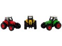 Traktor Ciągnik Resorak Metalowy z Napędem LEAN TOYS