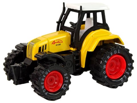 Traktor Ciągnik Resorak Metalowy z Napędem LEAN TOYS Traktor Ciągnik Resorak Metalowy z Napędem LEAN TOYS
