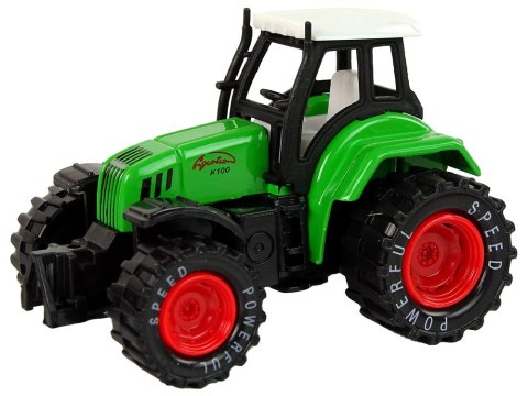 Traktor Ciągnik Resorak Metalowy z Napędem LEAN TOYS Traktor Ciągnik Resorak Metalowy z Napędem LEAN TOYS
