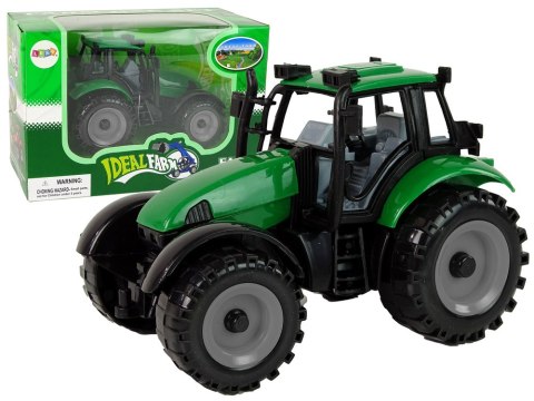 Traktor Ideal Farm Zielony Czerwony Otwierana Maska LEAN Toys Traktor Ideal Farm Zielony Czerwony Otwierana Maska LEAN Toys
