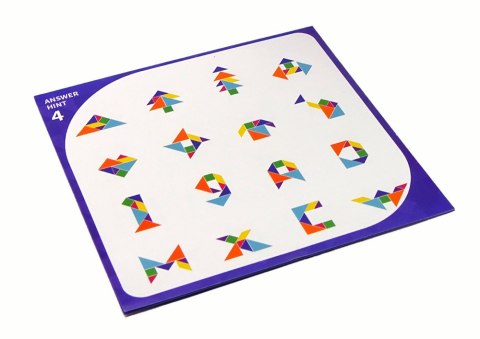 Układanka Tangram 7 Magnetycznych Klocków Puzzle Kolorowe LEAN Toys Układanka Tangram 7 Magnetycznych Klocków Puzzle Kolorowe LEAN Toys