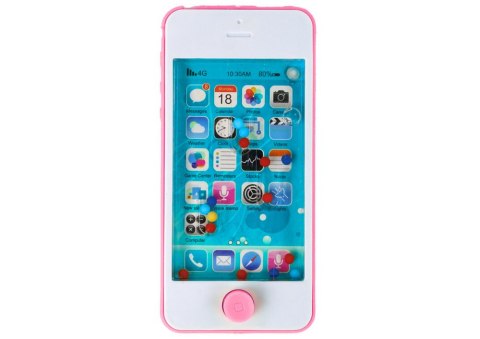 Zabawkowy Telefon Komórkowy 5S Różowy LEAN TOYS Zabawkowy Telefon Komórkowy 5S Różowy LEAN TOYS