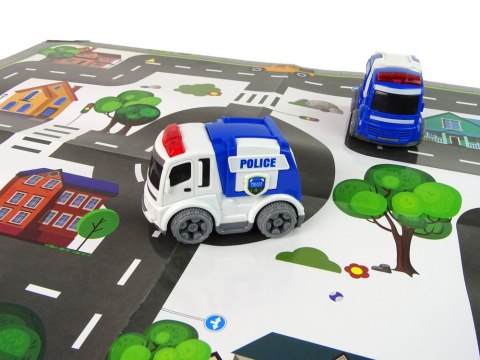 Zestaw Autka Sygnalizacja Świetlna Znaki Drogowe Światła LEAN Toys Zestaw Autka Sygnalizacja Świetlna Znaki Drogowe Światła LEAN Toys