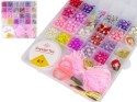 Zestaw Koralików Do Robienia Biżuterii Różowa Kokarda LEAN Toys