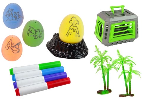 Zestaw Kreatywny DIY Dinozaury Jaja Do Malowania Transporter LEAN Toys Zestaw Kreatywny DIY Dinozaury Jaja Do Malowania Transporter LEAN Toys
