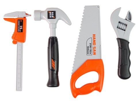 Zestaw Majsterkowicza w Plecaku Kask Narzędzia Pomarańczowy LEAN Toys Zestaw Majsterkowicza w Plecaku Kask Narzędzia Pomarańczowy LEAN Toys