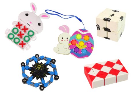 Zestaw Zabawek Wielkanocnych Fidget Toys Antystresowe 36 Elementów LEAN Toys Zestaw Zabawek Wielkanocnych Fidget Toys Antystresowe 36 Elementów LEAN Toys