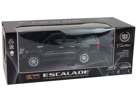 Auto Cadillac Escalade R/C Czarny Światła Dźwięk 1:16 LEAN Toys Auto Cadillac Escalade R/C Czarny Światła Dźwięk 1:16 LEAN Toys
