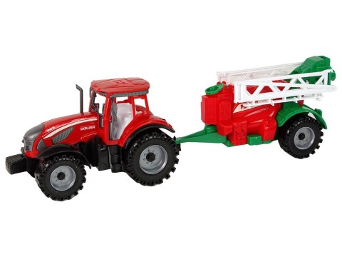 Ciągnik Rolniczy Z Opryskiwaczem Czerwony LEAN Toys Ciągnik Rolniczy Z Opryskiwaczem Czerwony LEAN Toys
