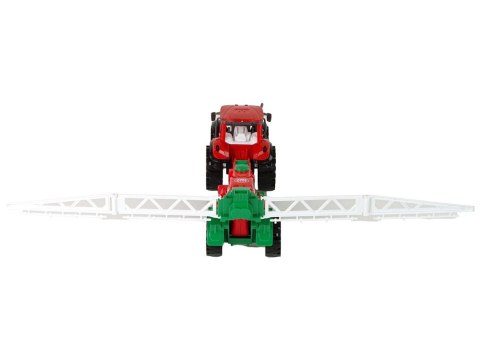 Ciągnik Rolniczy Z Opryskiwaczem Czerwony LEAN Toys Ciągnik Rolniczy Z Opryskiwaczem Czerwony LEAN Toys