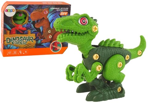 Dinozaur Do Rozkręcania Majsterkowanie Zielony LEAN Toys Dinozaur Do Rozkręcania Majsterkowanie Zielony LEAN Toys